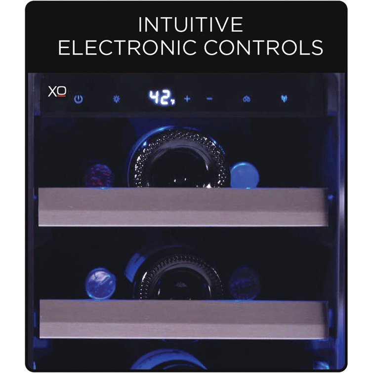 XO Appliance 15'' 3 Bottle and 66 Can Single Zone Freestanding/BuiltIn